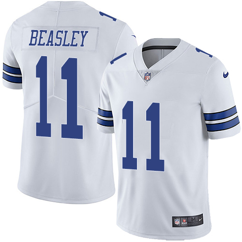 Nike Cowboys #11 Cole Beasley White Men's Stitched NFL Vapor Untouchable Limited Jersey